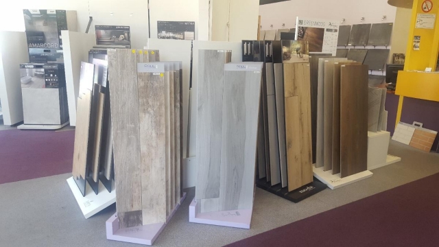 Expo de carrelage a Sallanches